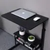 Double Layer Adjustable Laptop Desk With Wheels