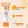 Natural Orange Exfoliating Gel Scrub for Face and Body