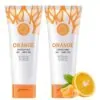 Natural Orange Exfoliating Gel Scrub for Face and Body