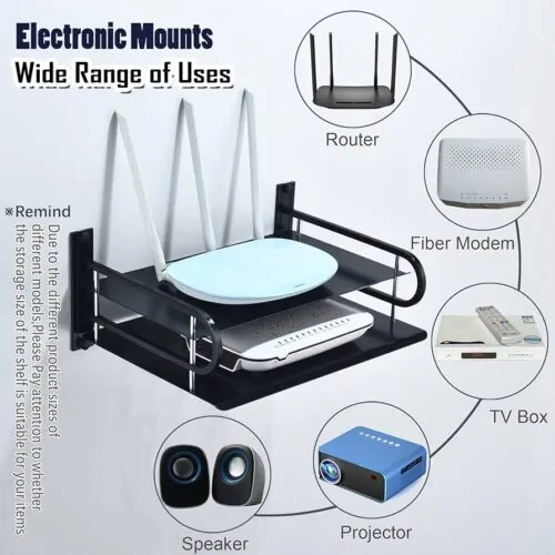 Multi-Layer Wall Mounted Router Stand Multi-Layer Wall Mounted Router Stand