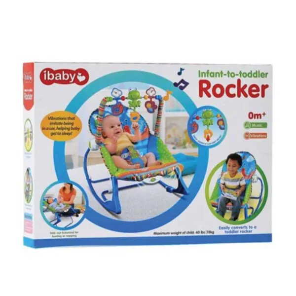 iBaby Infant To Toddler Rocker With Sleeping Sound Baby Rocker