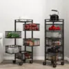 4 Layer Square Shape Kitchen Rack