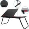 Multipurpose Foldable Double Head Laptop Table
