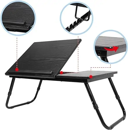 Multipurpose Foldable Double Head Laptop Table