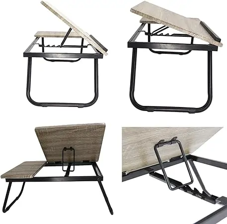 Multipurpose Foldable Double Head Laptop Table