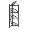 4 Layer Foldable Corner Shelves Rack