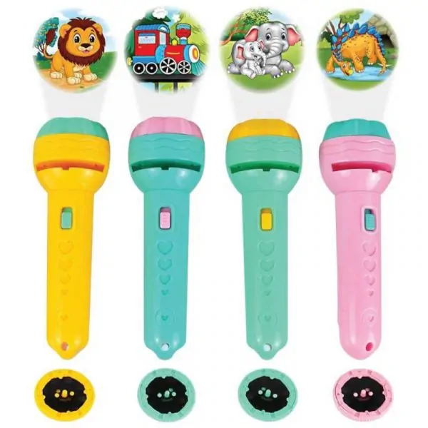 Children Projector Toy Flashlight Story Book