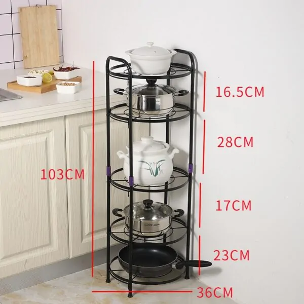 5 Layer Pot Rack