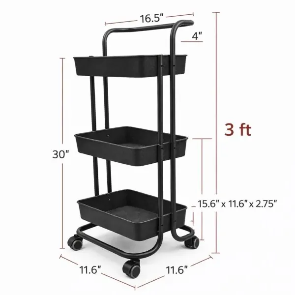 cf5b398b-4ec7-498e-82c8-6b39b23351d7 3 Layer Multipurpose Trolley Rack