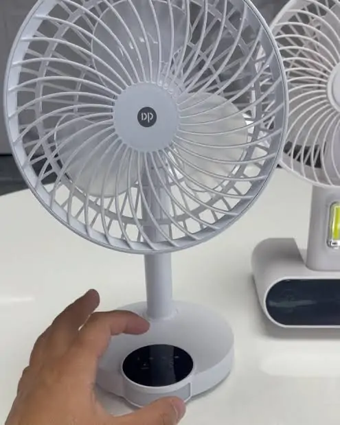 DP 7626 Rechargeable Mini Fan – 4000mAh Portable USB Fan