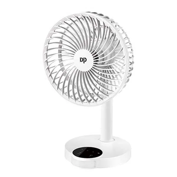 DP 7626 Rechargeable Mini Fan – 4000mAh Portable USB Fan