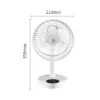 DP 7626 Rechargeable Mini Fan – 4000mAh Portable USB Fan