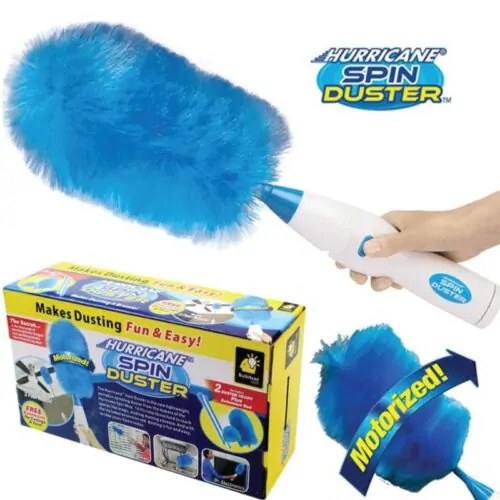 SPIN DUSTER HAND-HELD ELECTRONIC CLEANING BRUSH DUST REMOVER SPIN DUSTER HAND-HELD ELECTRONIC CLEANING BRUSH DUST REMOVER