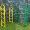 5 Layer Shoe Rack Plastic and Aluminum Metal