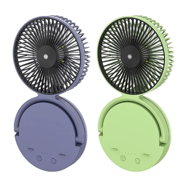DP 7637 Rechargeable Mini Fan – 8000mAh Portable USB Fan for Outdoor & Indoor Use