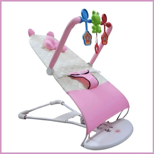 Pink Musical Baby Bouncer (Ash Color)