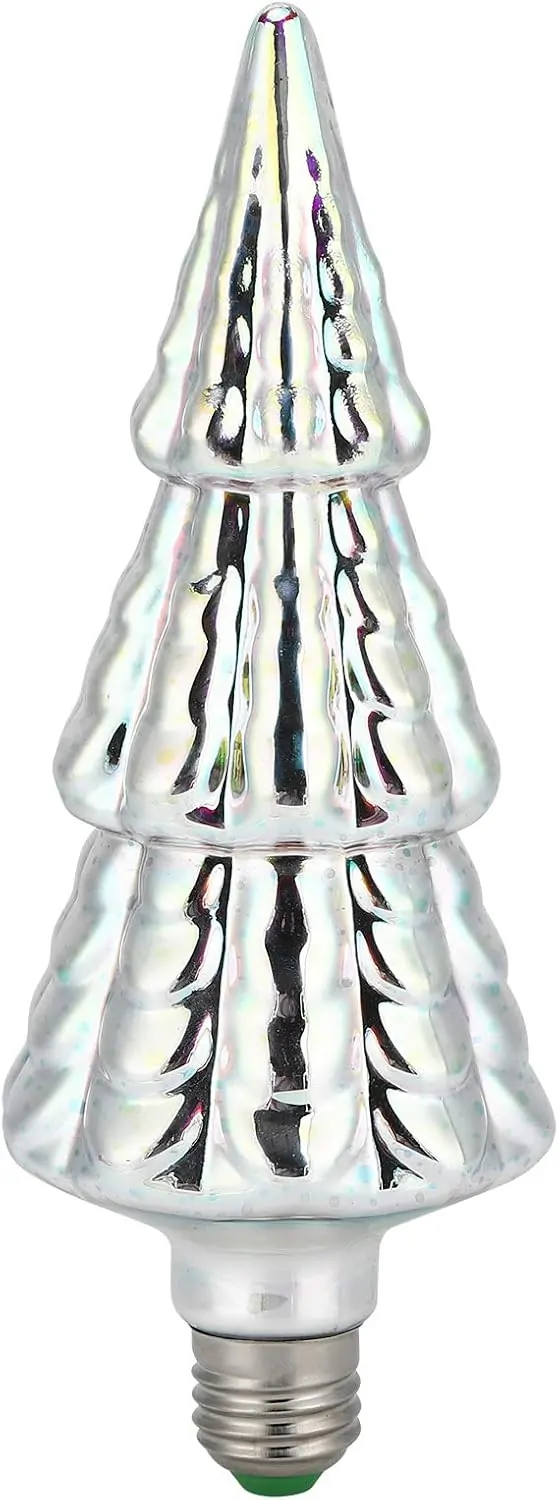 3D Firework Led Decorative Light Bulb Christmas Tree Shape