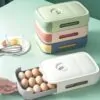 Automatic Rolling Stackable Egg Holder Storage Drawer Box Automatic Rolling Stackable Egg Holder Storage Drawer Box
