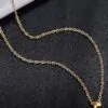 Butterfly Gold Plate Locket Necklace