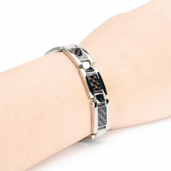 Bio Magnetic Bracelets â Green, Red & Black Carbon Edition Bio Magnetic Bracelets â Green, Red & Black Carbon Edition