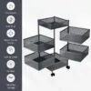 6 Layer Square Shape Kitchen Rack 6 Layer Square Shape Kitchen Rack