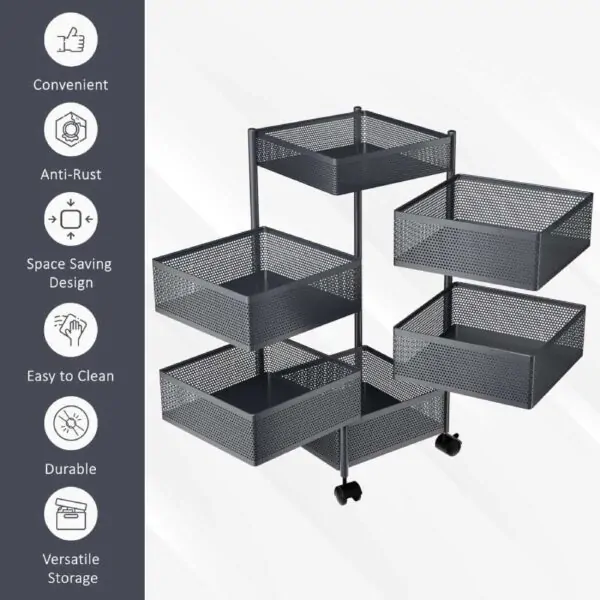 6 Layer Square Shape Kitchen Rack 6 Layer Square Shape Kitchen Rack