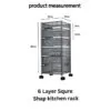 6-layer-squre-shape-kitchen-Rack-11 6 Layer Square Shape Kitchen Rack