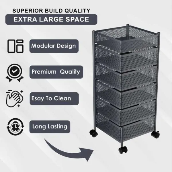 6-layer-squre-shape-kitchen-Rack-6 6 Layer Square Shape Kitchen Rack