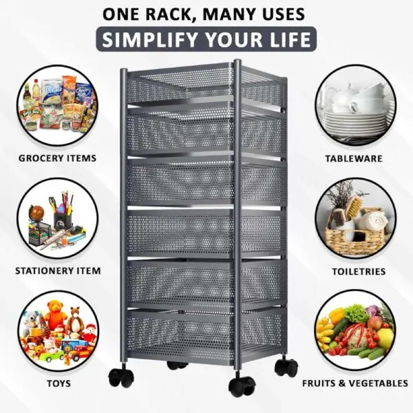 6-layer-squre-shape-kitchen-Rack-7 6 Layer Square Shape Kitchen Rack