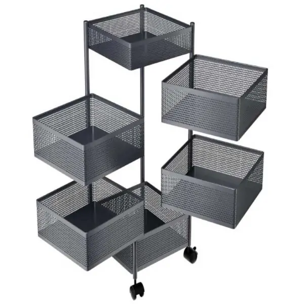 6-layer-squre-shape-kitchen-Rack-8 6 Layer Square Shape Kitchen Rack