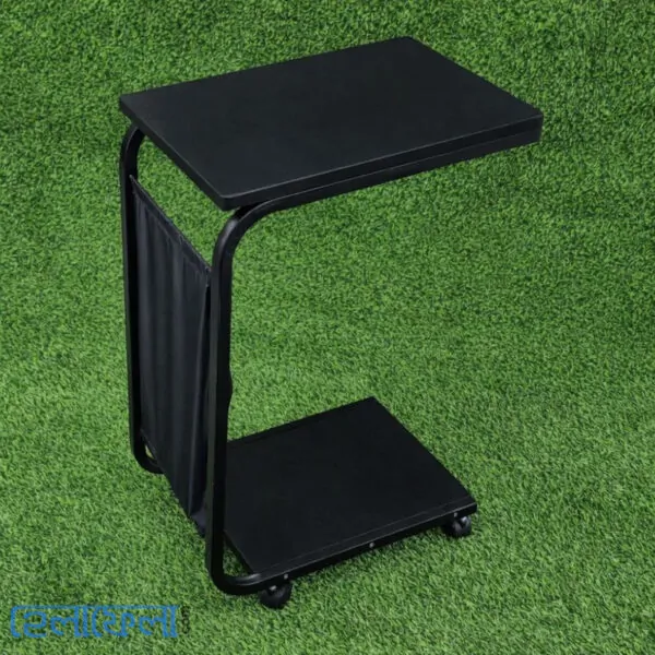 Moveable Side Table Black Color (Premium Quality)