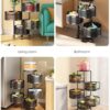 5 Layer Round Shape Kitchen Rack