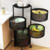 5 Layer Round Shape Kitchen Rack