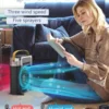 Portable 5 in 1 Air Cooling Fan with Ice Tray, Timing Evaporator Air Cooling Fan with 7 Colors, 5 Sprays, 3 Speeds