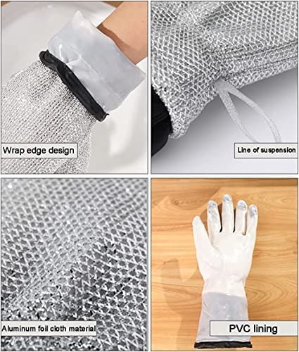 Water proof Dishwashing Gloves Pair (2 Pcs.)