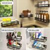 Wall Decor Multipurpose Iron Spice Rack