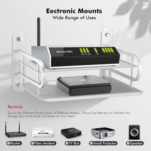 Stainless Steel Wall Mounted Router Stand