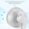 DP 7626 Rechargeable Mini Fan – 4000mAh Portable USB Fan