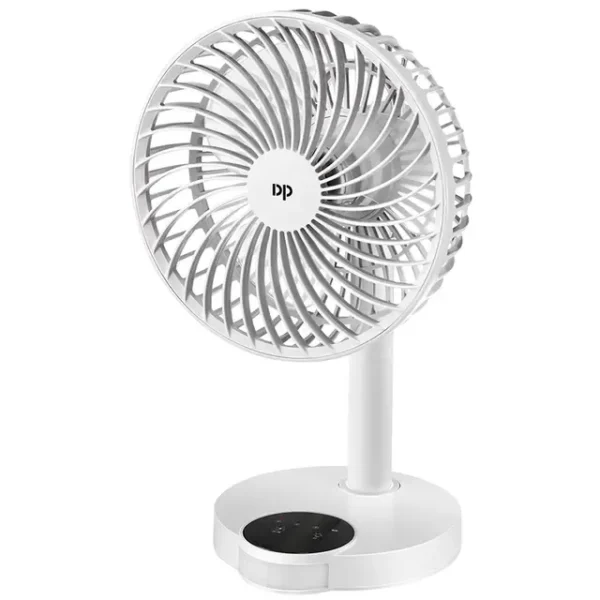 DP 7626 Rechargeable Mini Fan – 4000mAh Portable USB Fan
