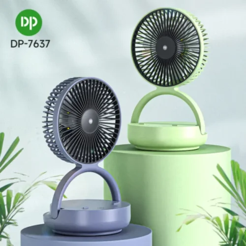 DP 7637 Rechargeable Mini Fan – 8000mAh Portable USB Fan for Outdoor & Indoor Use DP 7637 Rechargeable Mini Fan – 8000mAh Portable USB Fan for Outdoor & Indoor Use
