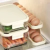 Rolling Egg Dispenser. Food Grade Plastic. 14-15 Capacity, Automatic Sliding Spiral Holder