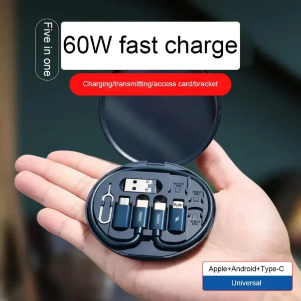 Data Cable Set with 60W Fast Charging Data Cable Set with 60W Fast Charging