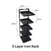5 Layer Iron Rack